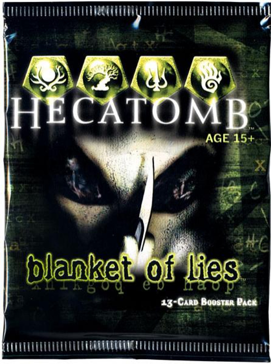 Hecatomb Trading Card Game Blanket of Lies Booster Pack