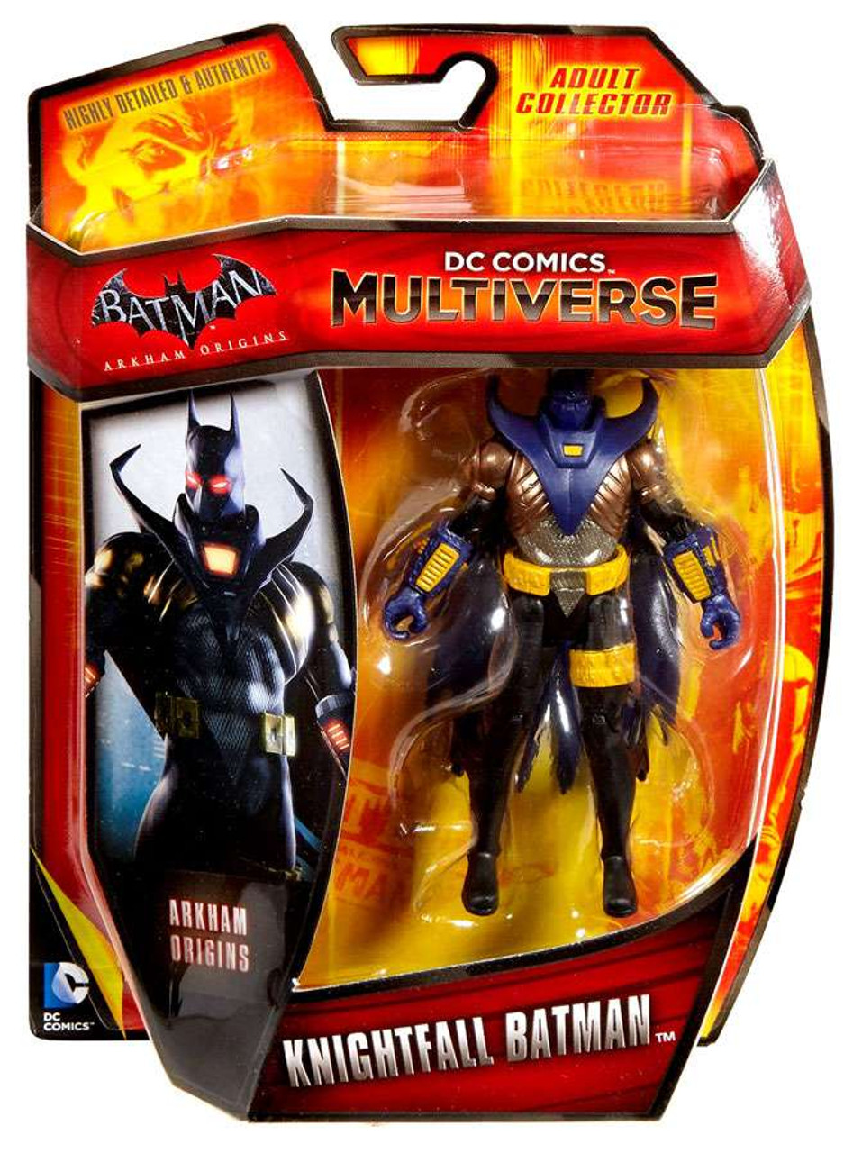 Batman Arkham Origins DC Comics Multiverse Knightfall Batman Exclusive
