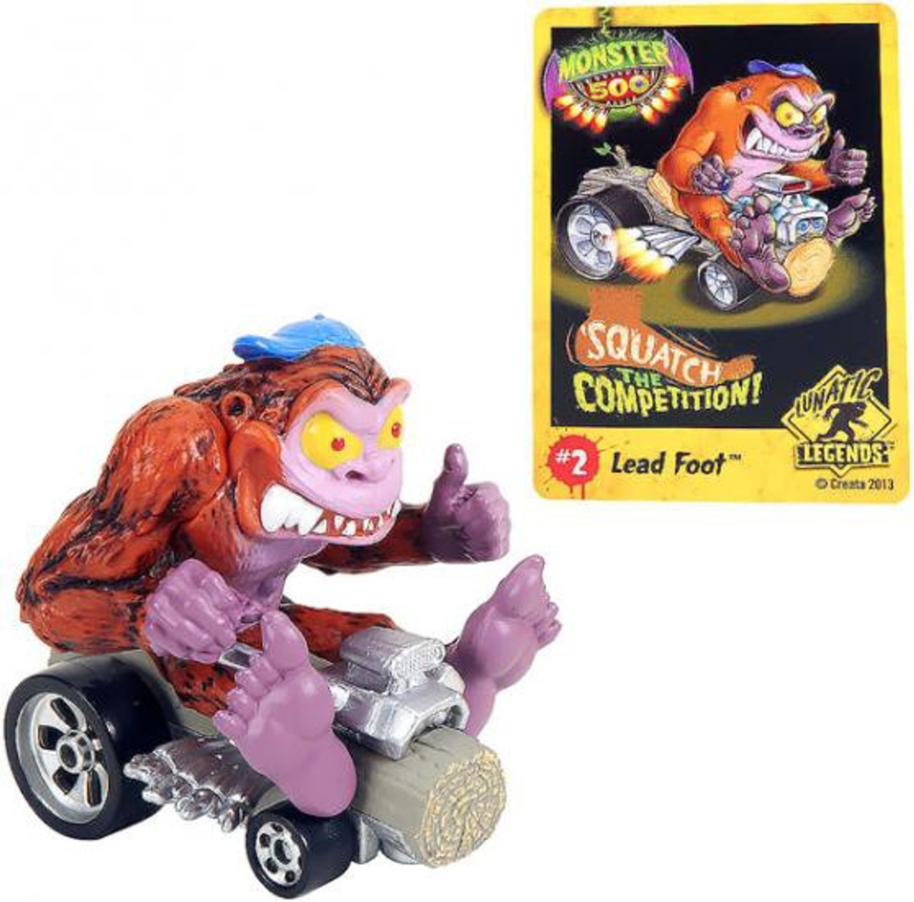 Monster 500 Small Car Lead Foot Vehicle Figure