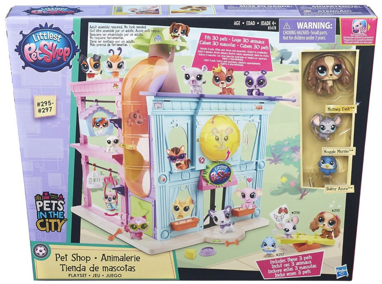 Littlest Pet Shop Pets in the City Pet Shop Playset Hasbro Toys - ToyWiz