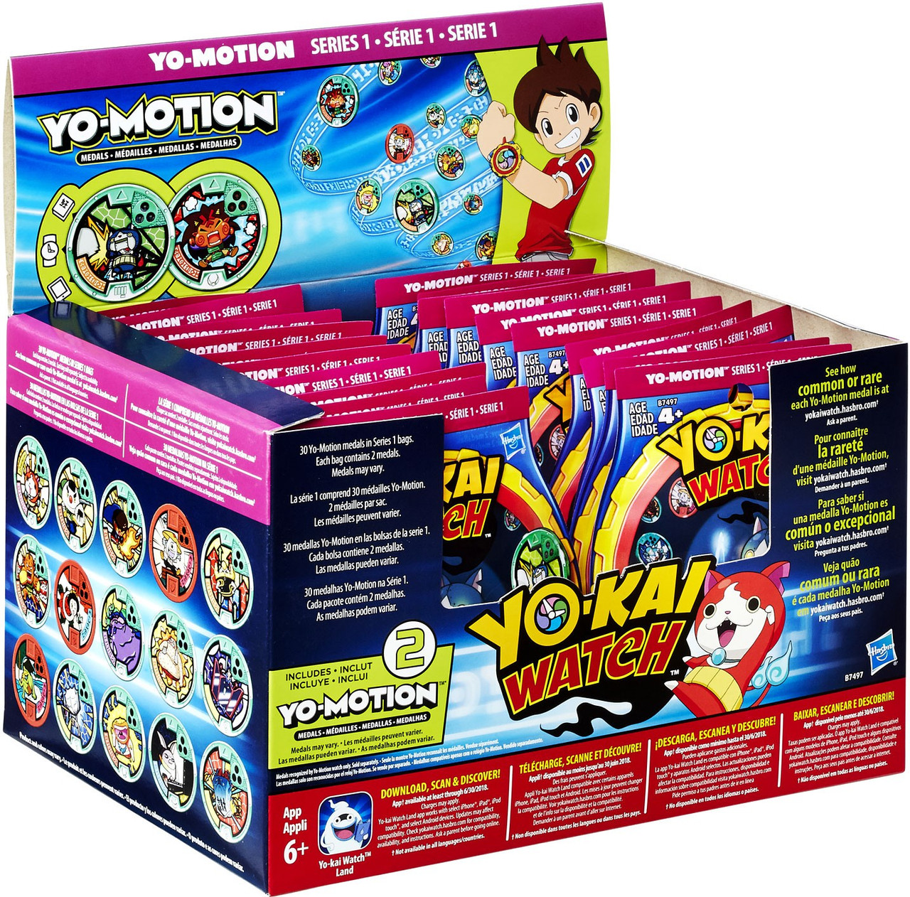 YoKai Watch YoMotion Series 1 Mystery Box 24 Packs Hasbro Toys ToyWiz