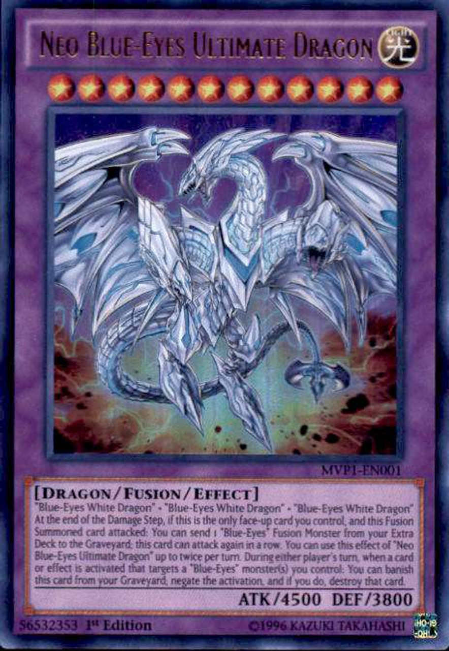 Blue Eyes White Dragon Dark Side Of Dimensions YuGiOh Dark Side of Dimensions Movie Single Card Ultra Rare Neo Blue