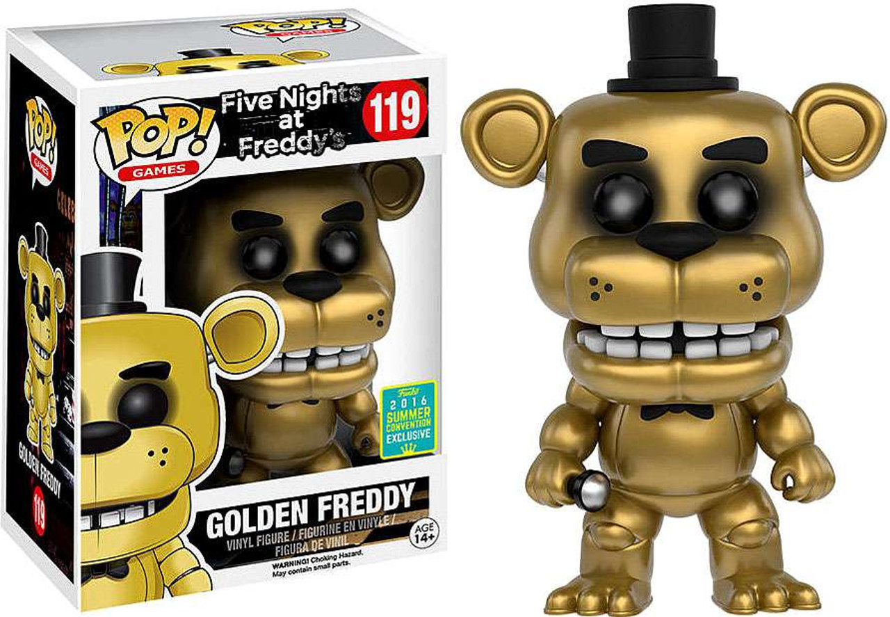 Funko Five Nights At Freddys Funko POP Games GOLDEN Freddy Exclusive ...