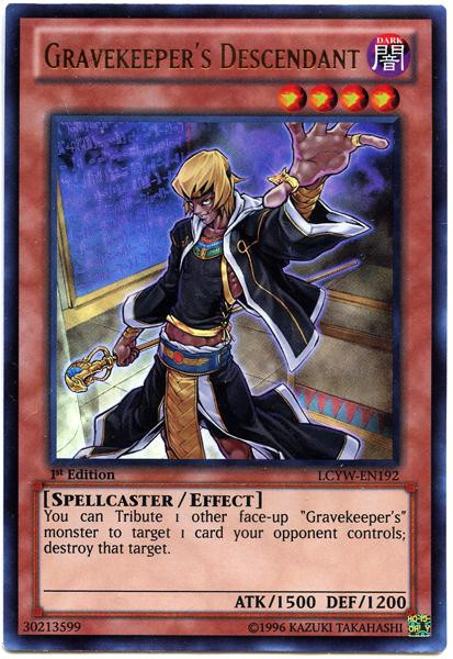 YuGiOh Legendary Collection 3 Single Card Ultra Rare Gravekeepers