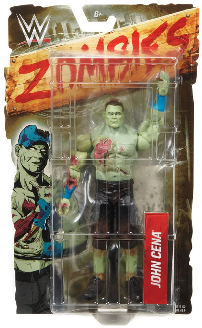 WWE Wrestling Zombies John Cena 6 Action Figure Mattel 