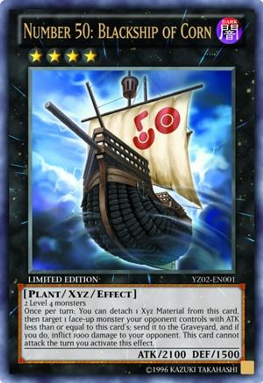 YuGiOh Shonen Jump Ultra Rare Number 50: Blackship of Corn YZ02-EN001