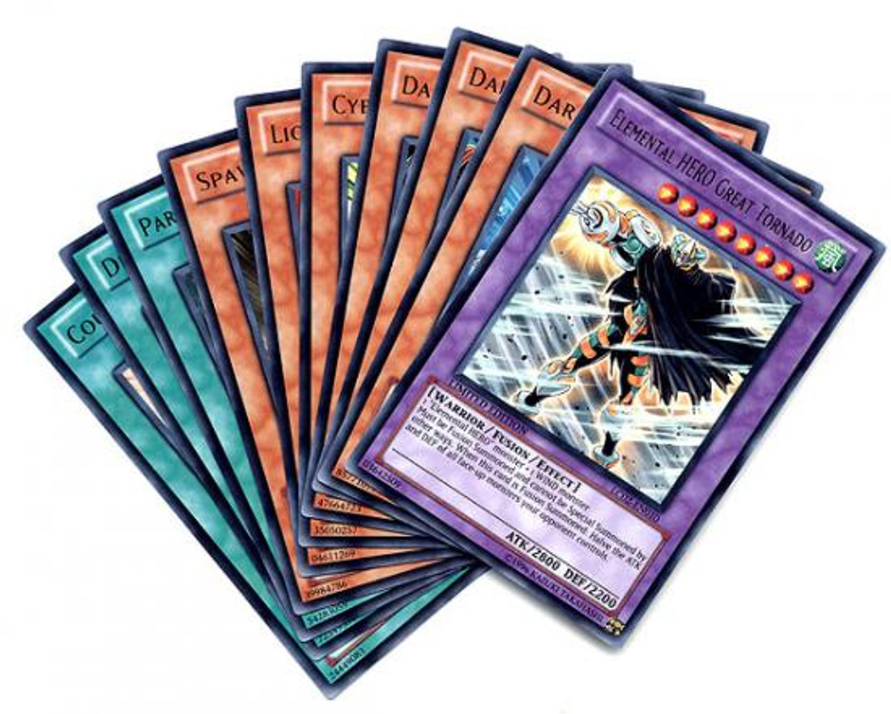 YuGiOh GX Legendary Collection 2 Ultra Rare Cards Set of 10 Ultra Rare