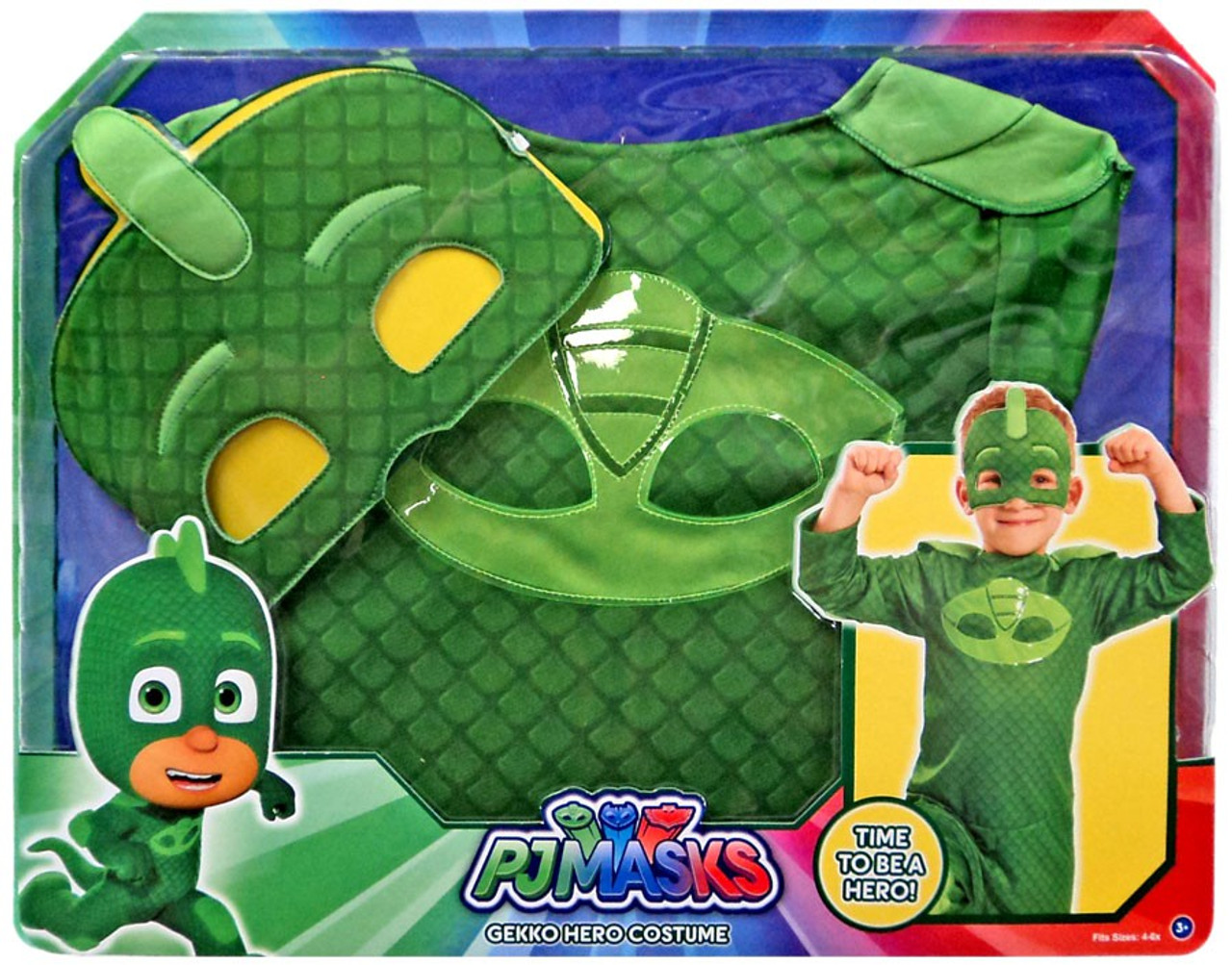 Disney Junior PJ Masks Gekko Costume 4-6x Just Play - ToyWiz