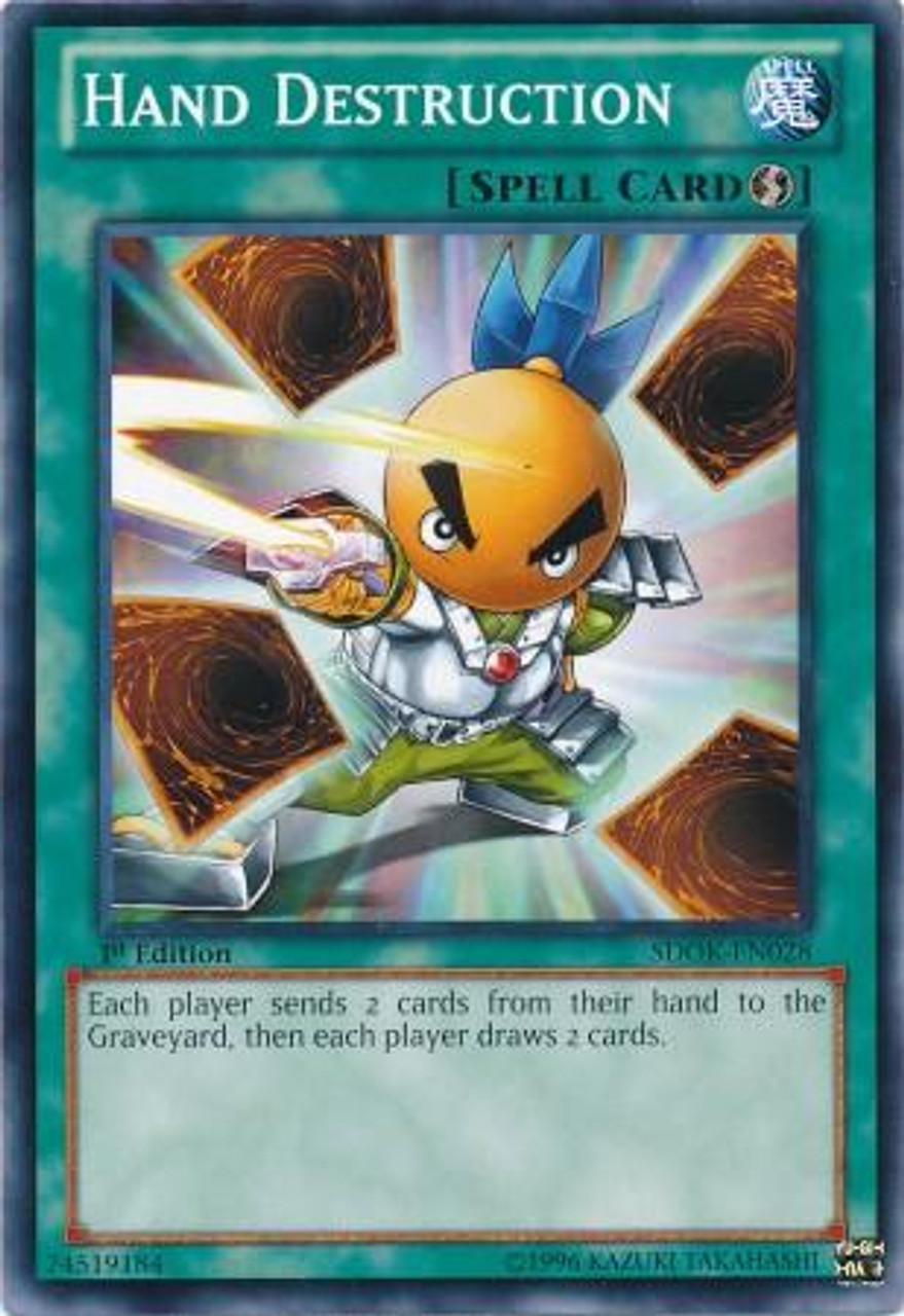 YuGiOh Structure Deck: Onslaught of the Fire Kings Common Hand Destruction SDOK-EN028