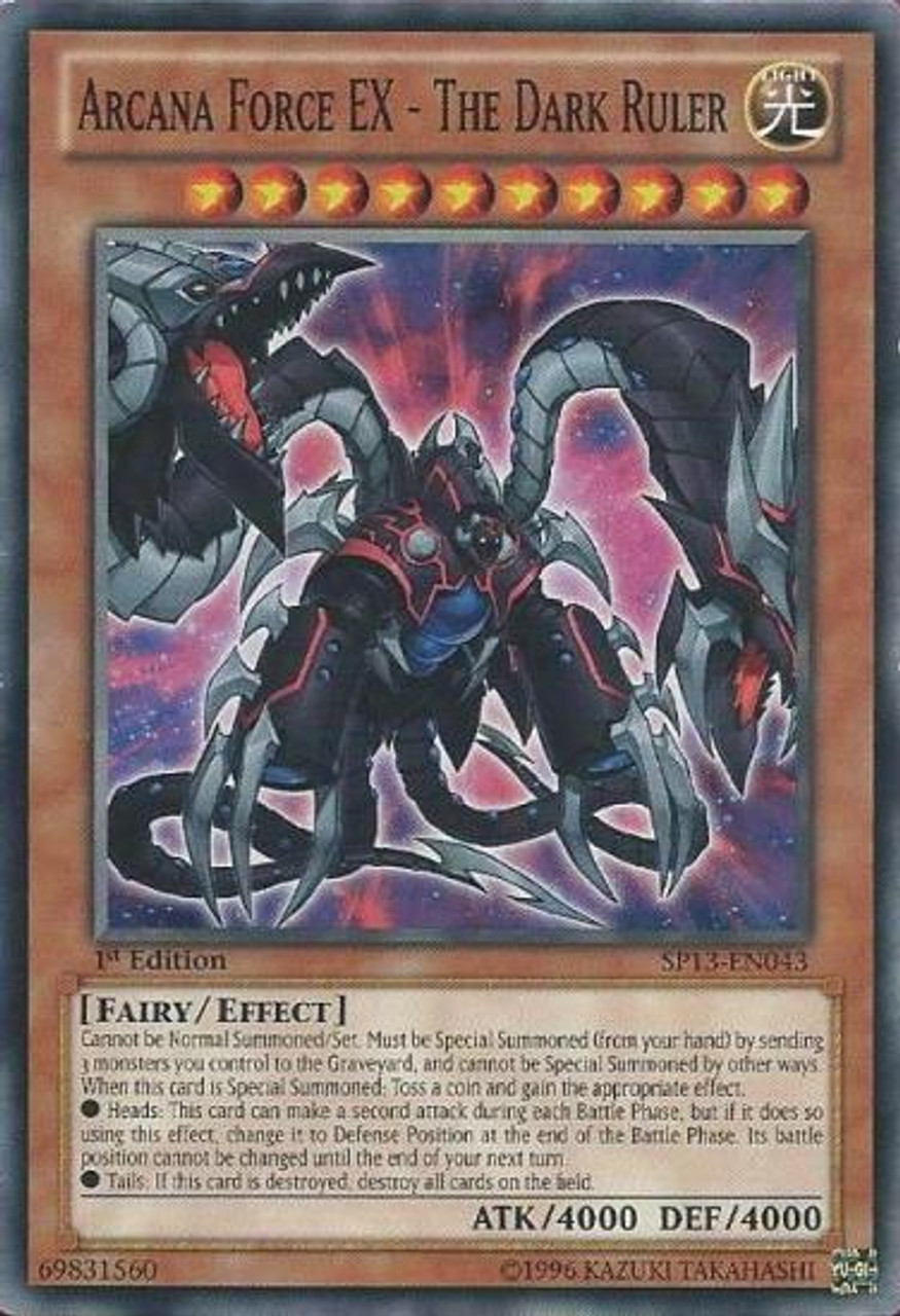 YuGiOh Star Pack 2013 Common Arcana Force EX - The Dark Ruler SP13-EN043