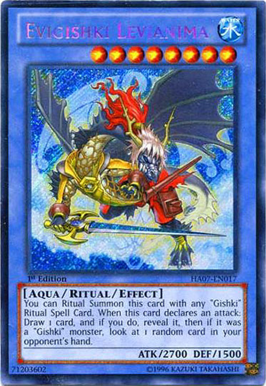 YuGiOh Zexal Hidden Arsenal 7: Knight of Stars Secret Rare Evigishki Levianima HA07-EN017