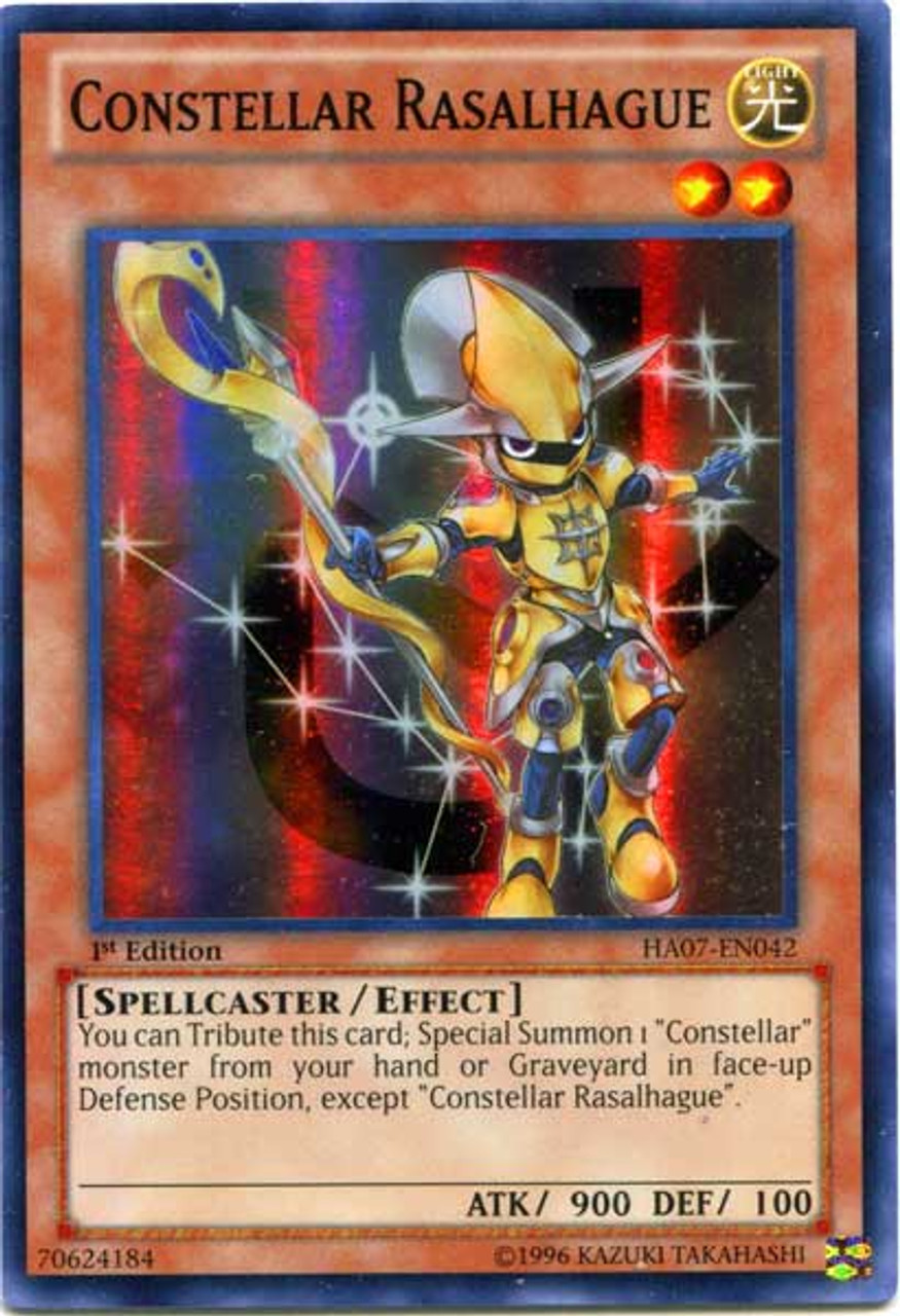 YuGiOh Zexal Hidden Arsenal 7: Knight of Stars Super Rare Constellar Rasalhague HA07-EN042