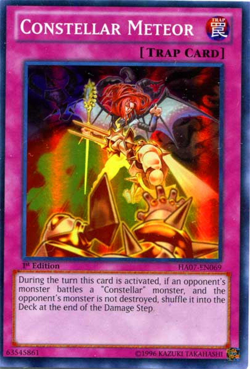 YuGiOh Zexal Hidden Arsenal 7: Knight of Stars Super Rare Constellar Meteor HA07-EN069