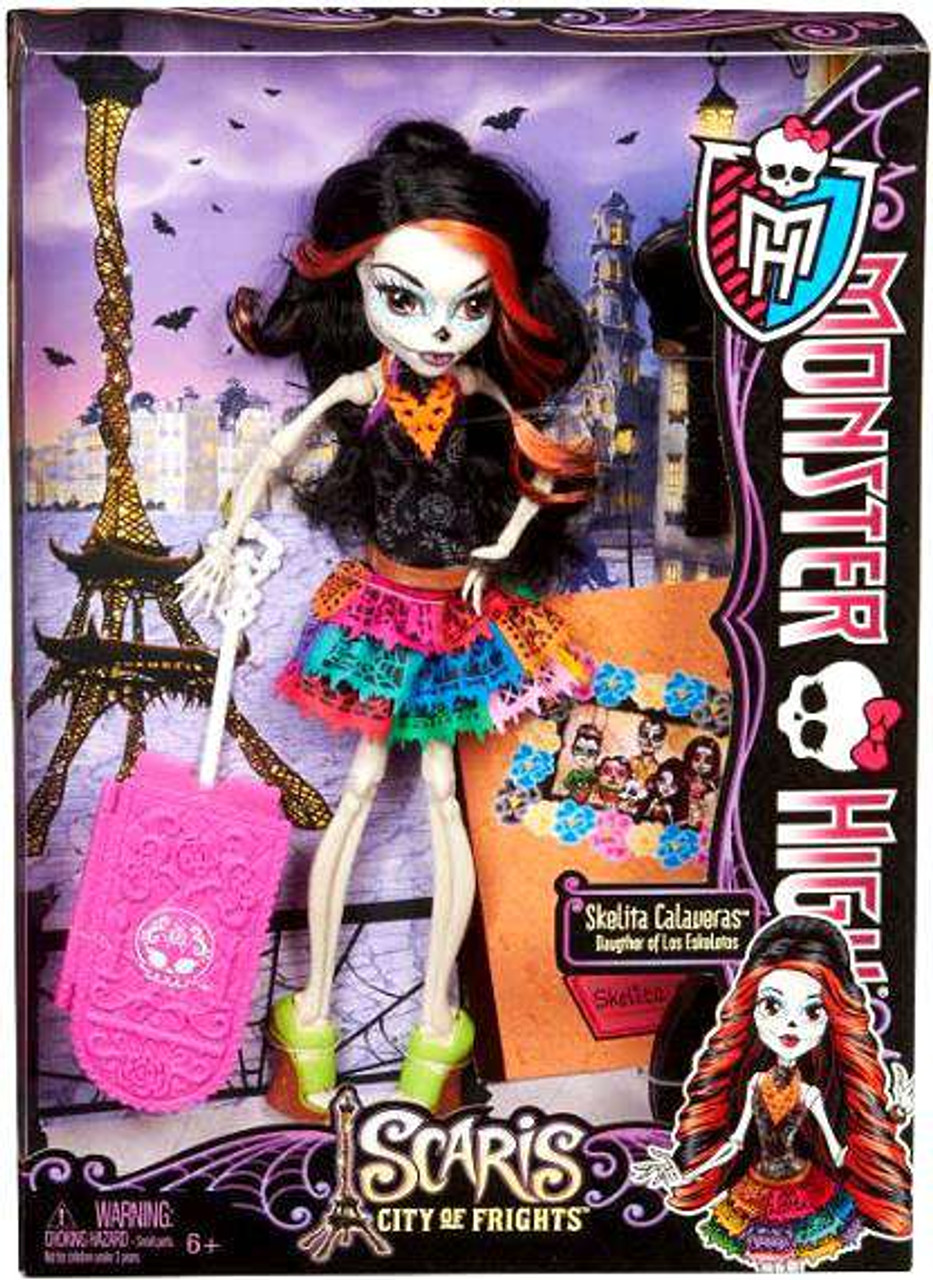 monster high scaris city of frights skelita calaveras 105 inch doll damaged package