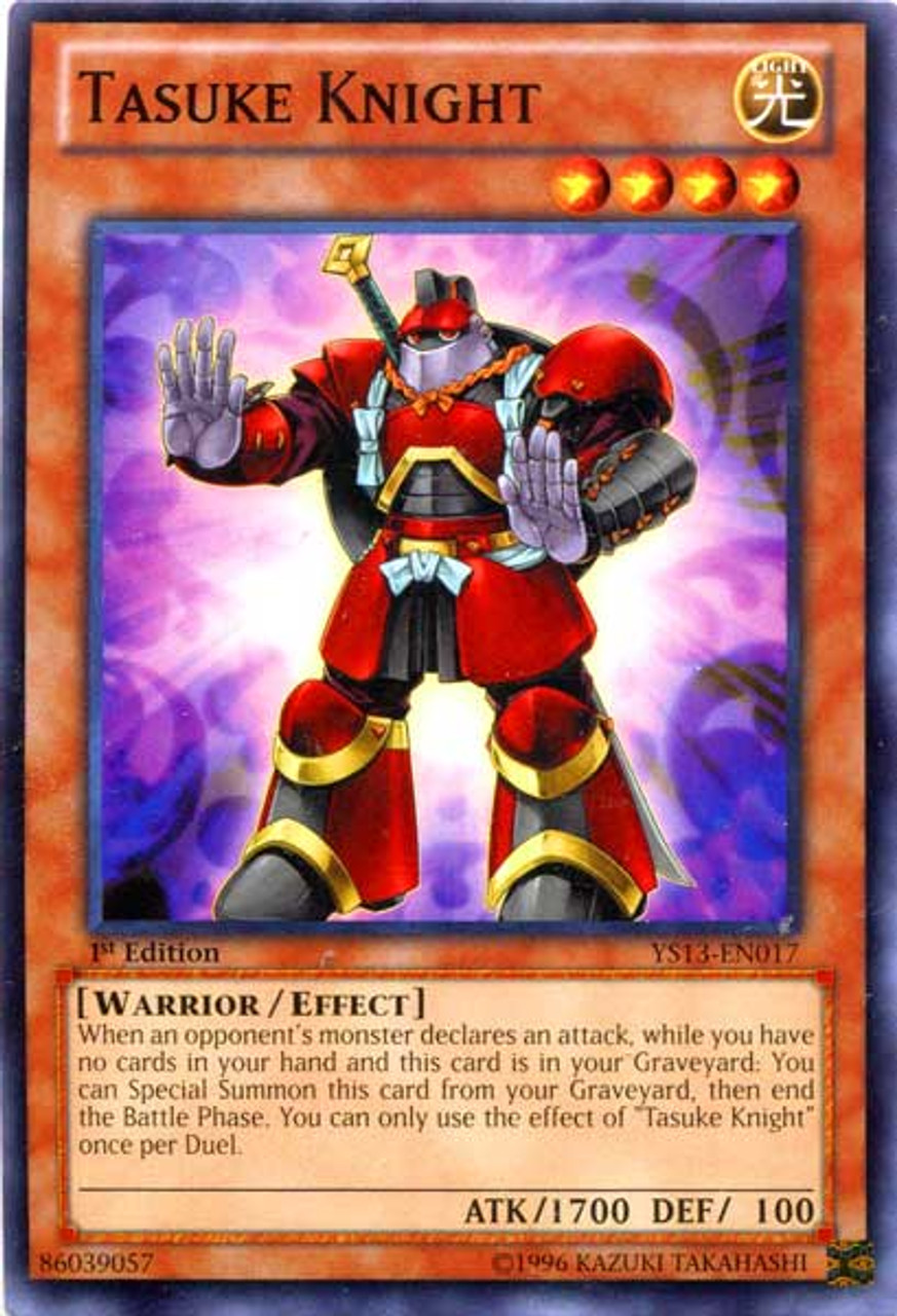 YuGiOh 2013 Super Starter: V for Victory Common Tasuke Knight YS13-EN017