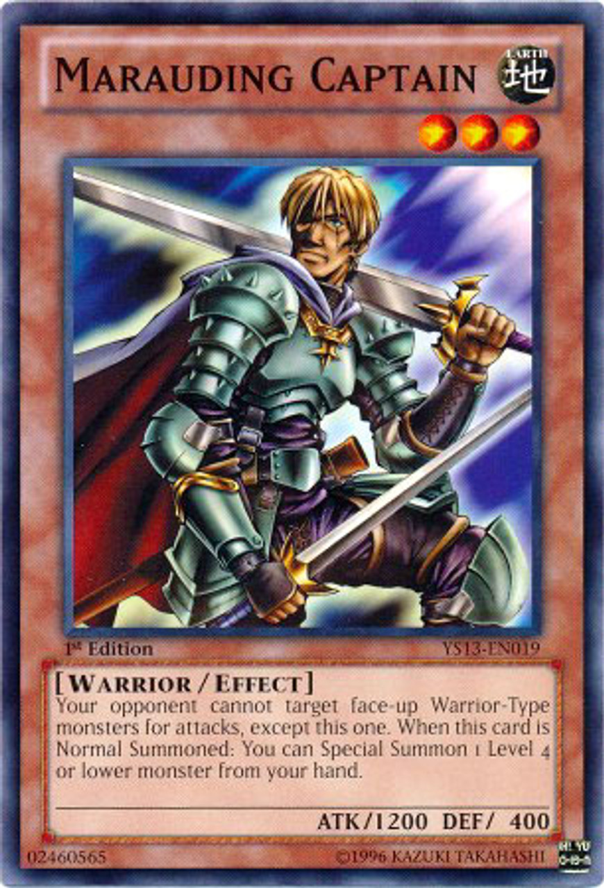 YuGiOh 2013 Super Starter: V for Victory Common Marauding Captain YS13-EN019
