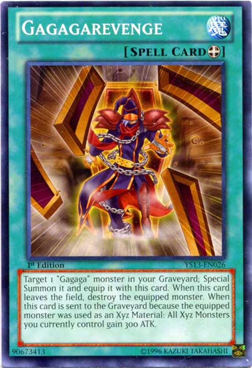 YuGiOh 2013 Super Starter: V for Victory Common Gagagarevenge YS13-EN026