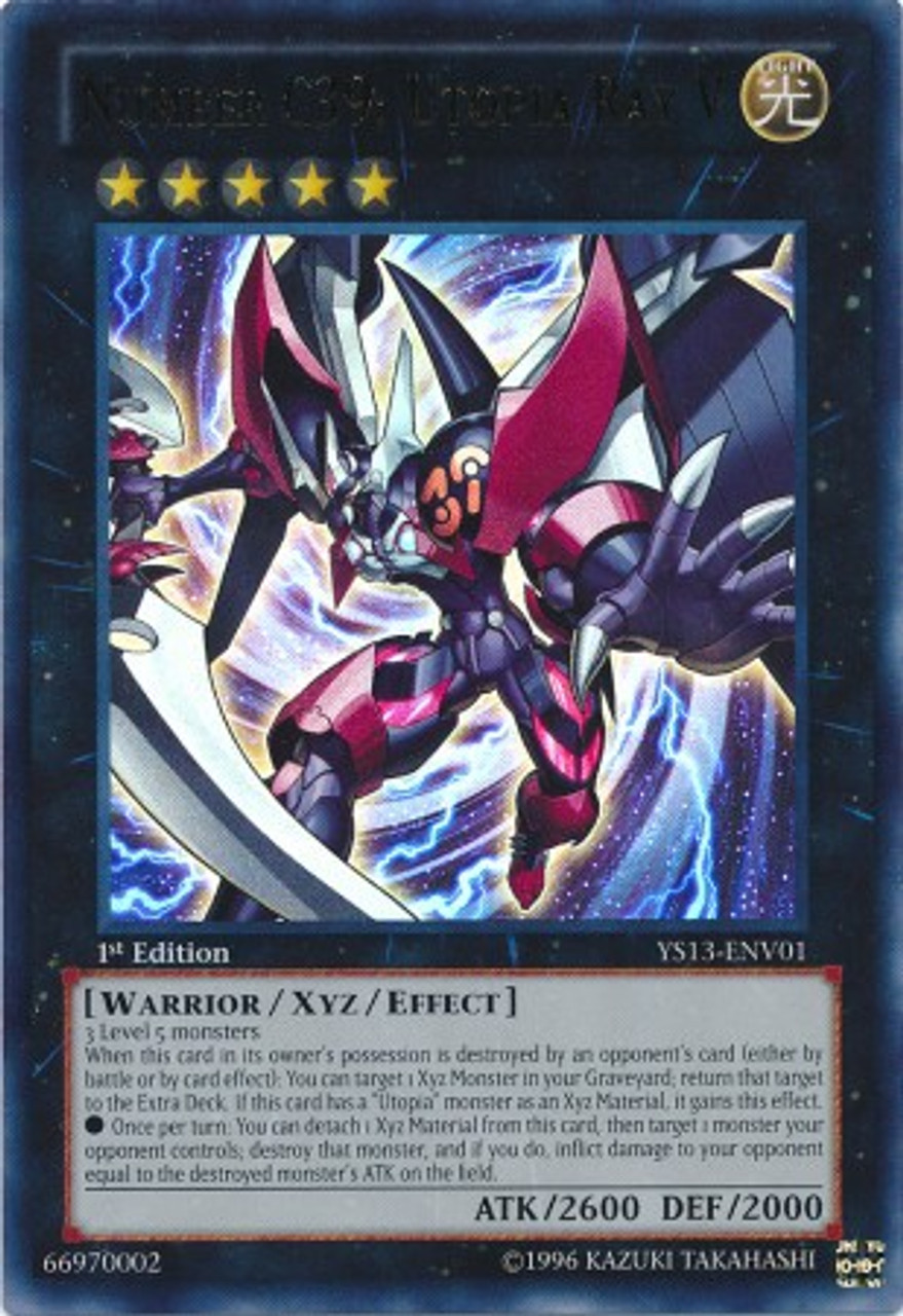 YuGiOh 2013 Super Starter: V for Victory Ultra Rare Number C39: Utopia Ray V YS13-ENV01