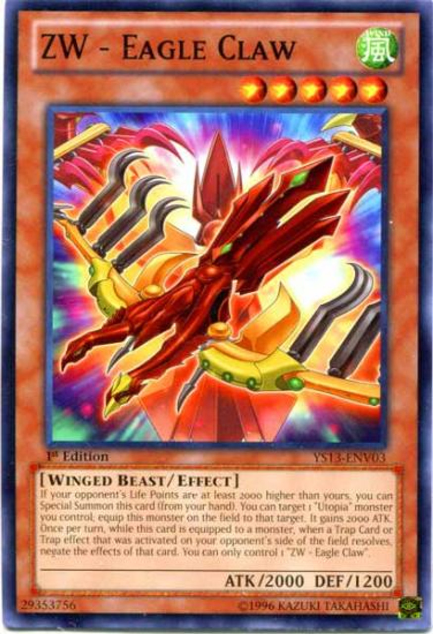 YuGiOh 2013 Super Starter: V for Victory Common ZW - Eagle Claw YS13-ENV03