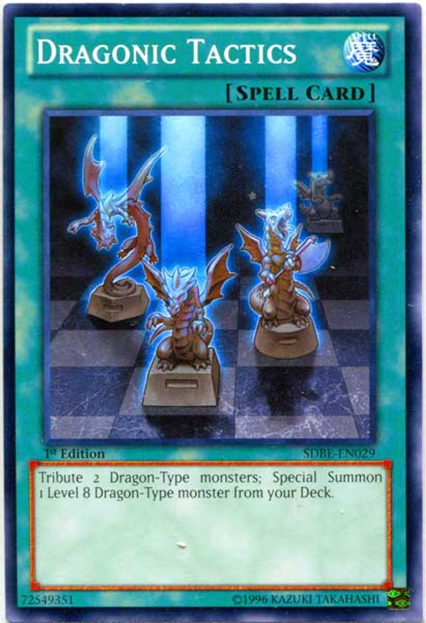 YuGiOh Saga of Blue-Eyes White Dragon Structure Deck Common Dragonic Tactics SDBE-EN029