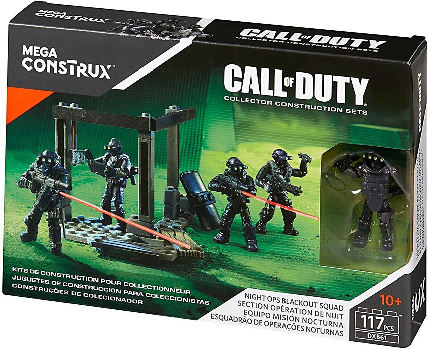 Mega Bloks Call of Duty Mega Construx Night Ops Blackout Squad Set
