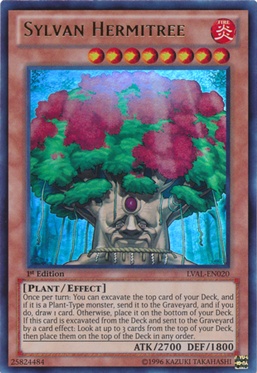 YuGiOh Zexal Legacy of the Valiant Ultra Rare Sylvan Hermitree LVAL-EN020