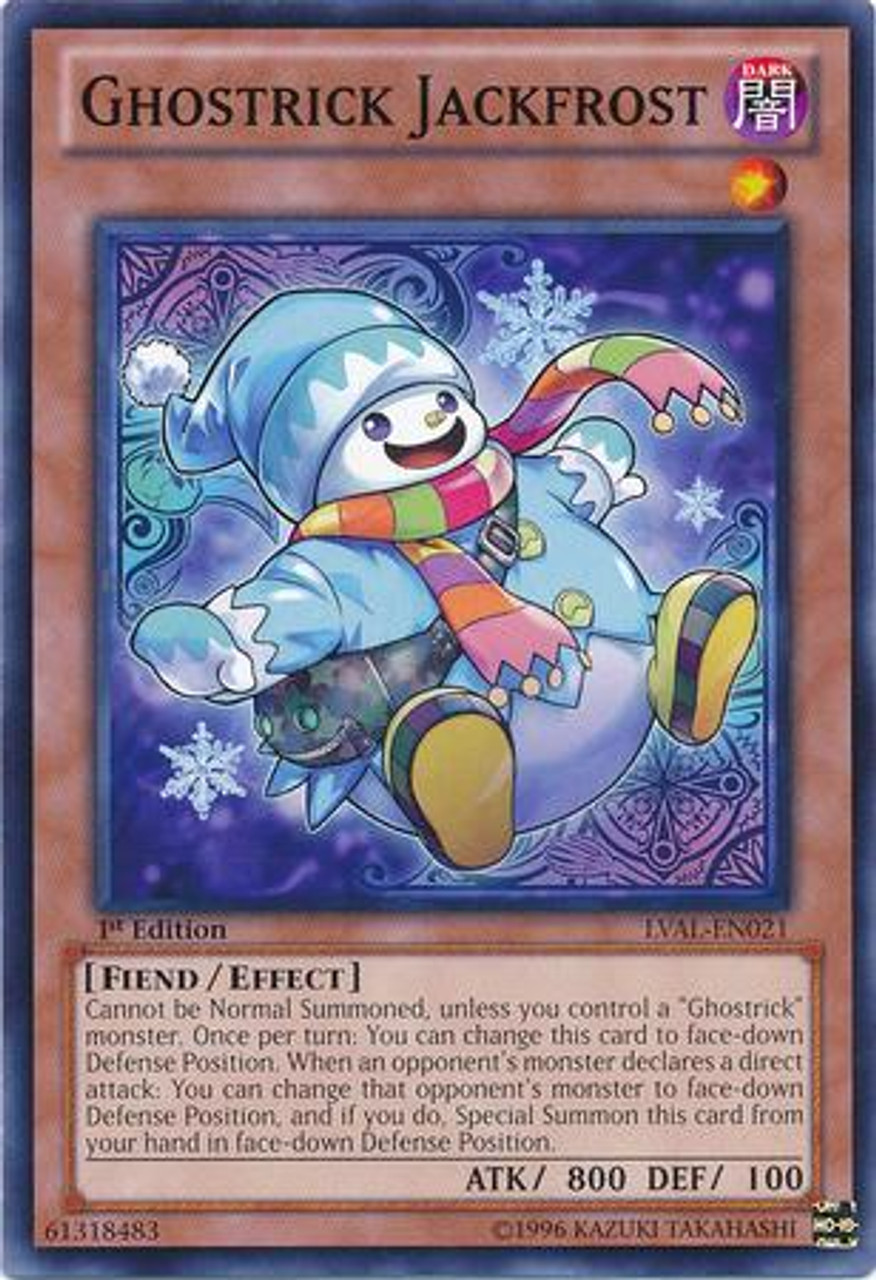 YuGiOh Zexal Legacy of the Valiant Common Ghostrick Jackfrost LVAL-EN021