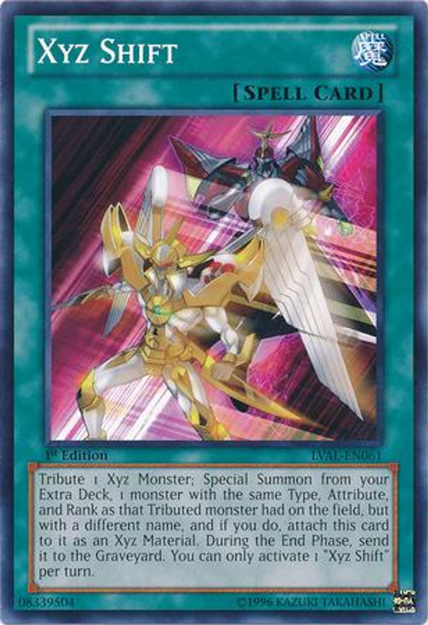 YuGiOh Zexal Legacy of the Valiant Common Xyz Shift LVAL-EN061