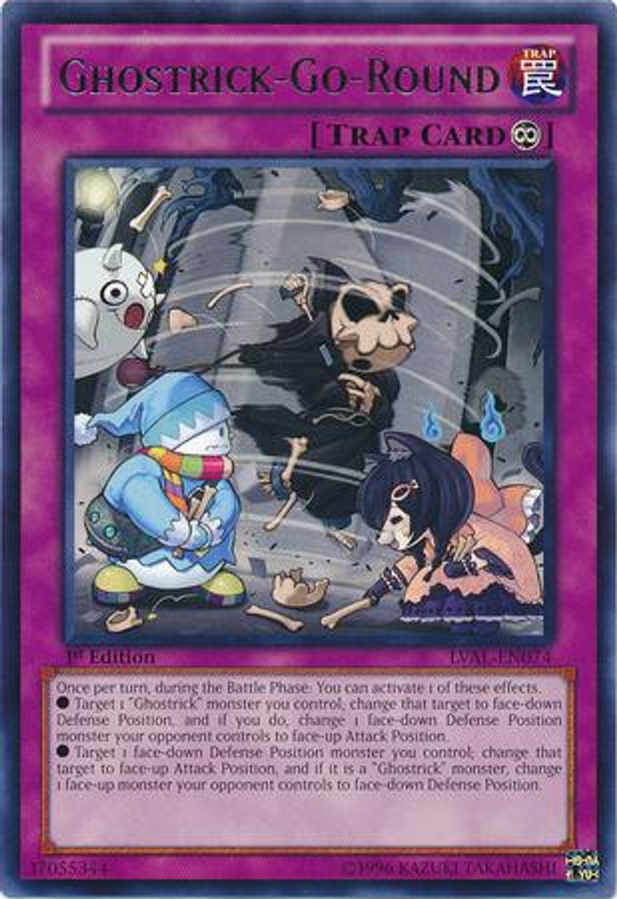 YuGiOh Zexal Legacy of the Valiant Rare Ghostrick-Go-Round LVAL-EN074