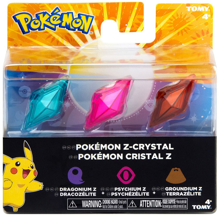 Pokemon Pokemon ZRing Dragonium Z, Psychium Z Groundium Z Crystal 3