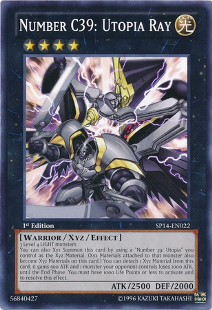 YuGiOh Zexal Star Pack 2014 Common Number C39: Utopia Ray SP14-EN022