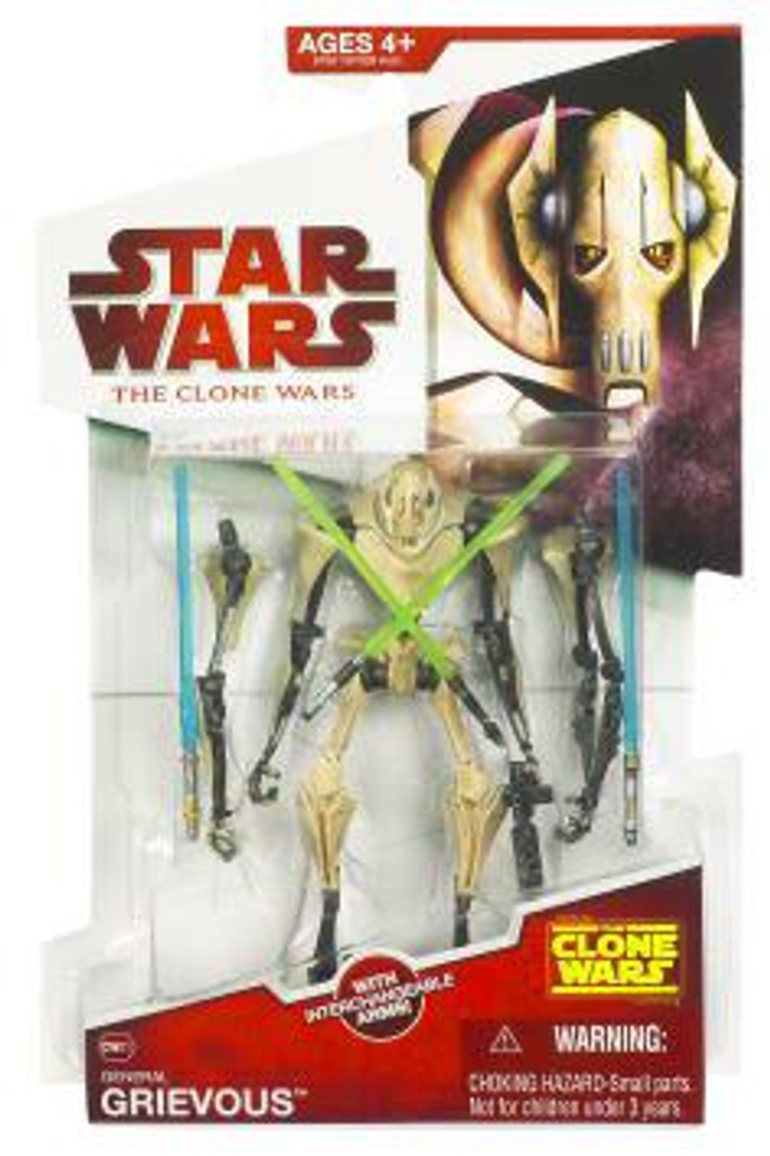 Star Wars The Clone Wars Clone Wars 2009 General Grievous Action Figure CW01