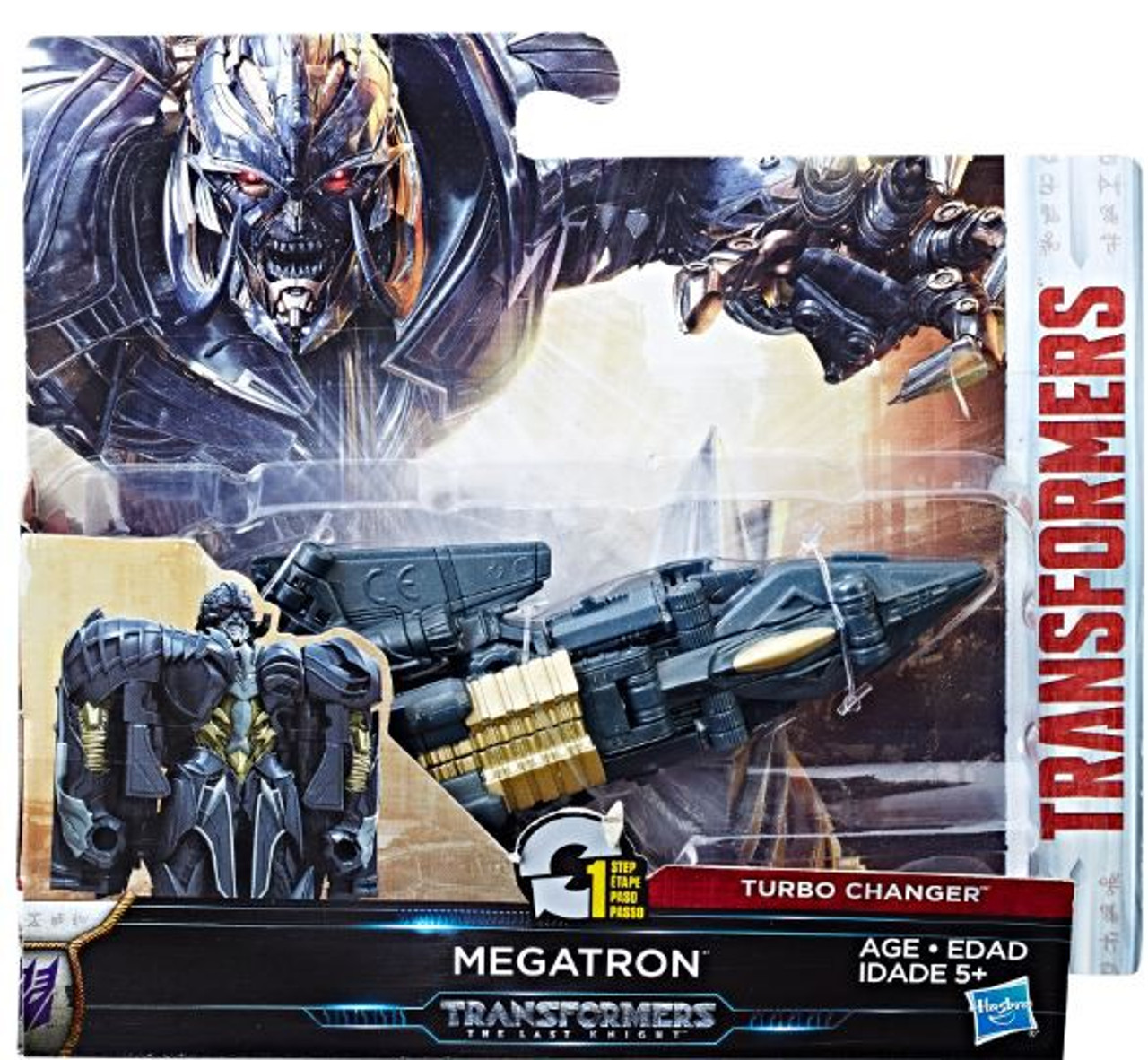 Transformers The Last Knight 1 Step Turbo Changer Megatron ...