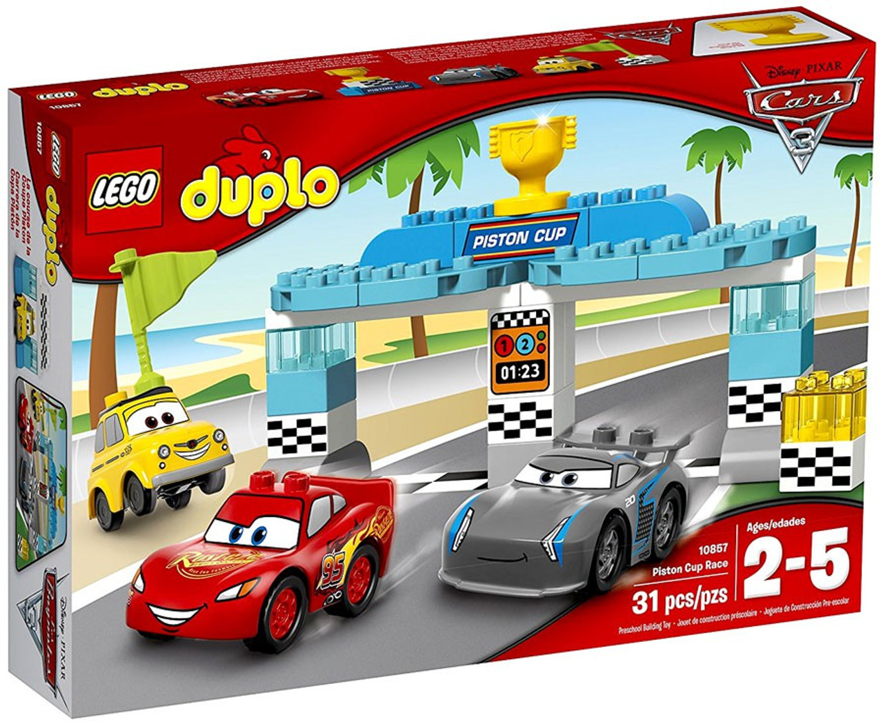 LEGO Disney Cars Cars 3 Duplo Piston Cup Race Set 10857