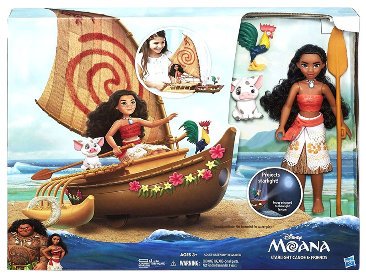 Disney Moana Starlight Canoe Friends Playset Hasbro Toys ToyWiz