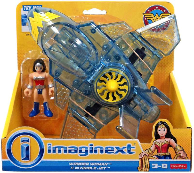 Fisher Price Imaginext Action Figure Superman E Wonder Woman - Set Da Gioco Con Accessori, Altezza 7 Cm - 6