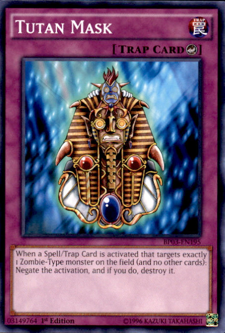 YuGiOh Battle Pack 3 Monster League Single Card Common Tutan Mask BP03
