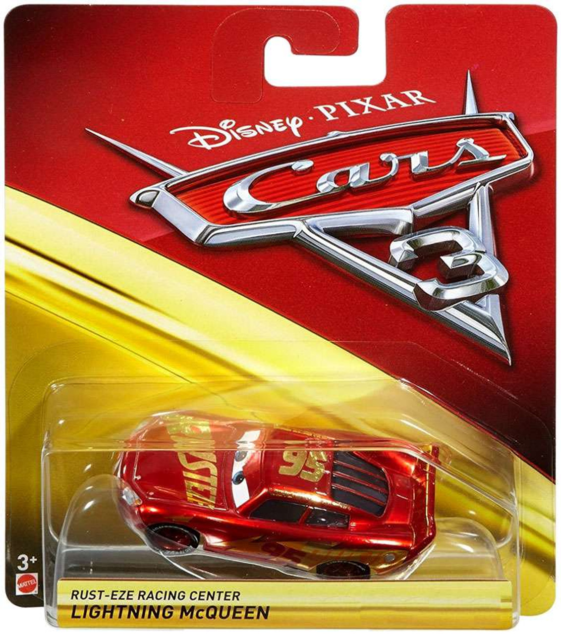 Disney Cars Cars 3 Lightning Mcqueen Exclusive 155 Diecast Car Rust Eze Racing Center Mattel 