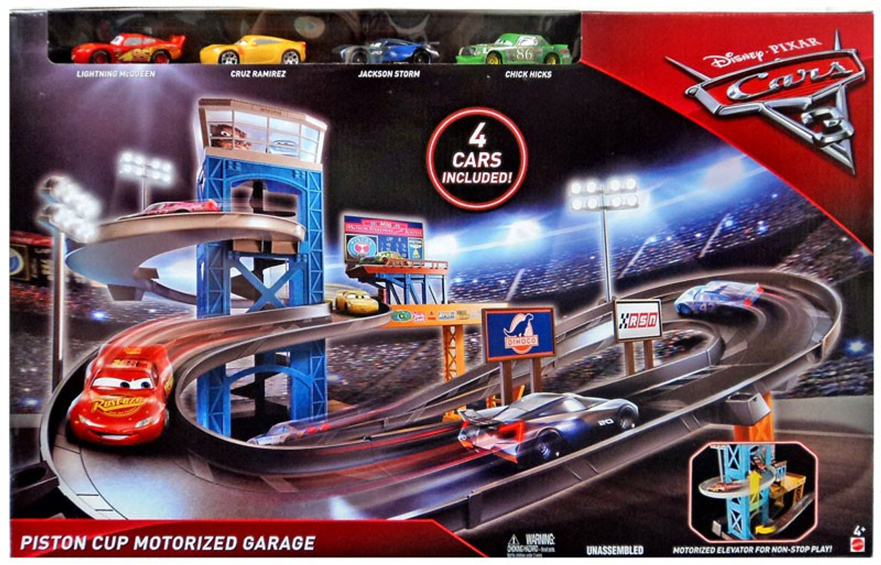 Disney Pixar Cars Piston Cup Motorized Garage Playset Disney Pixar Cars Piston Cup Motorized Garage Playset