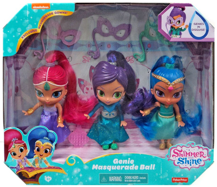 Fisher Price Shimmer Shine Genie Masquerade Ball Exclusive 6 Basic Doll