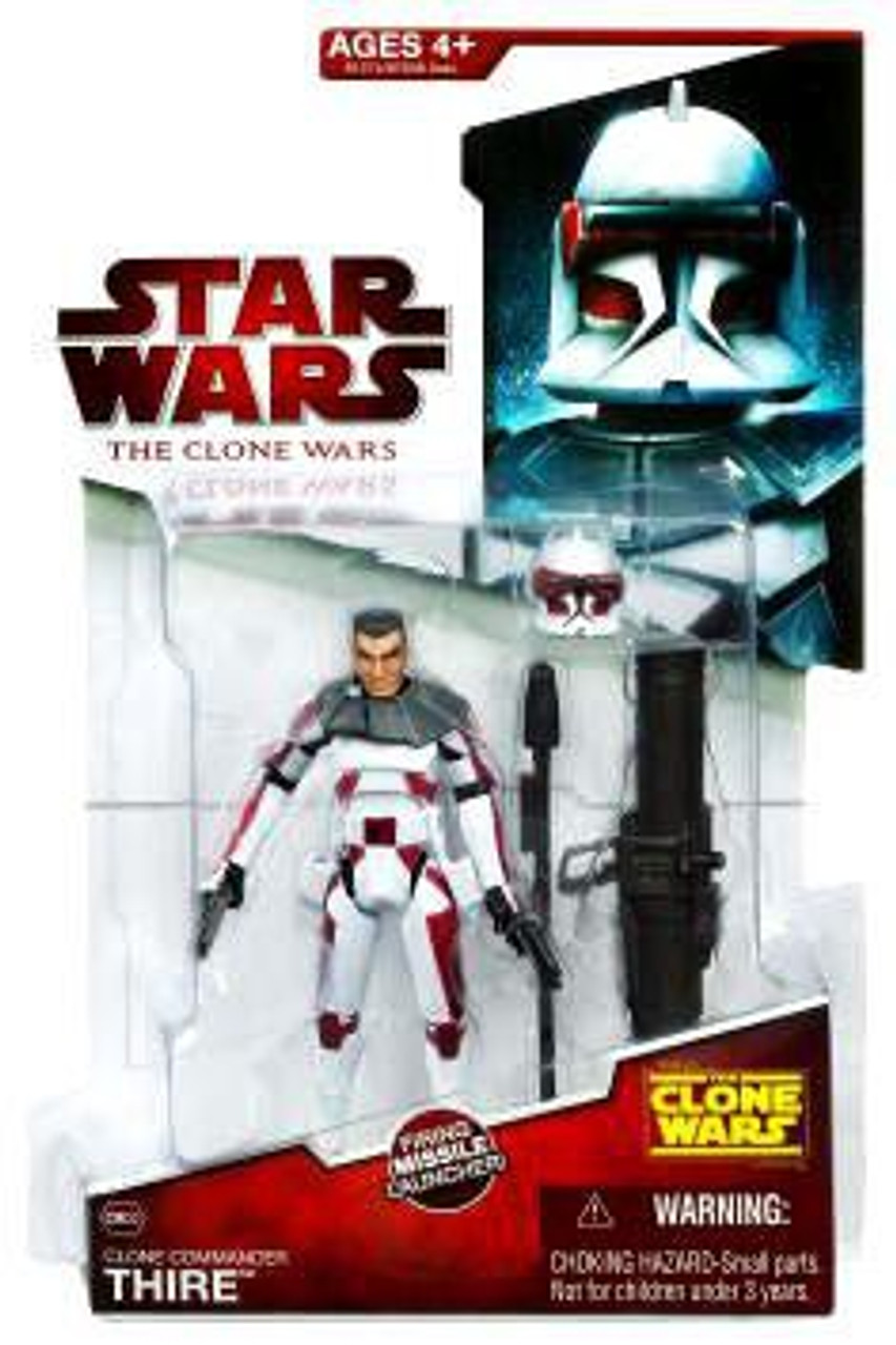 Star Wars The Clone Wars Clone Wars 2009 Commander Thire Action Figure CW32