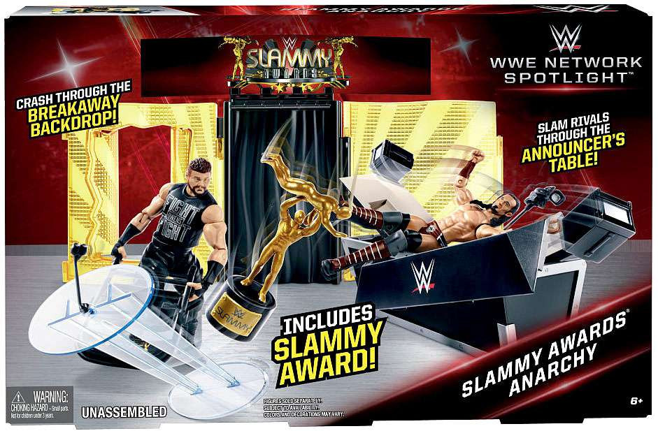 WWE Wrestling Network Spotlight Slammy Awards Anarchy Exclusive Playset