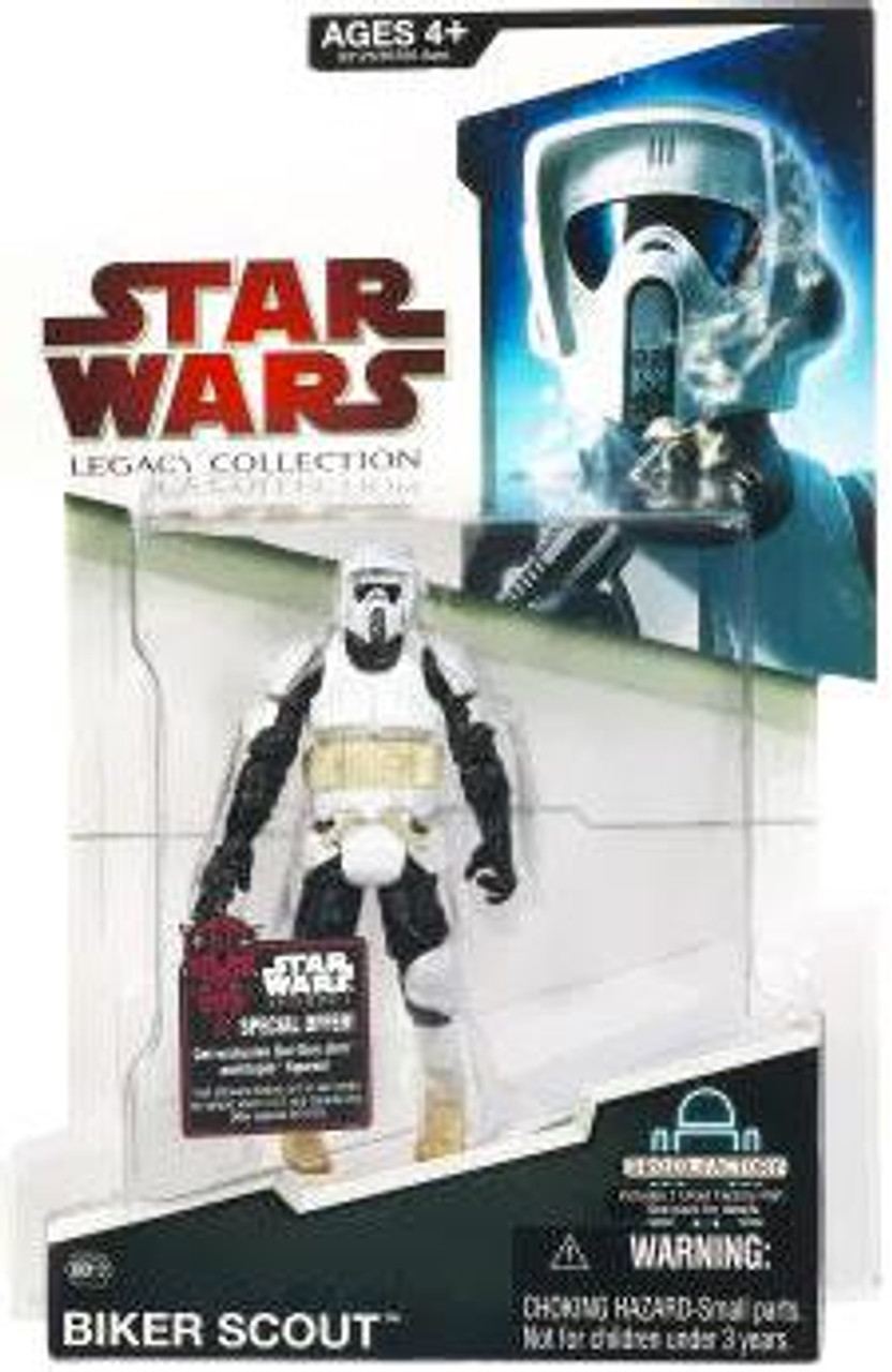 Star Wars Return of the Jedi Legacy Collection 2009 Droid Factory Biker Scout Action Figure BD12