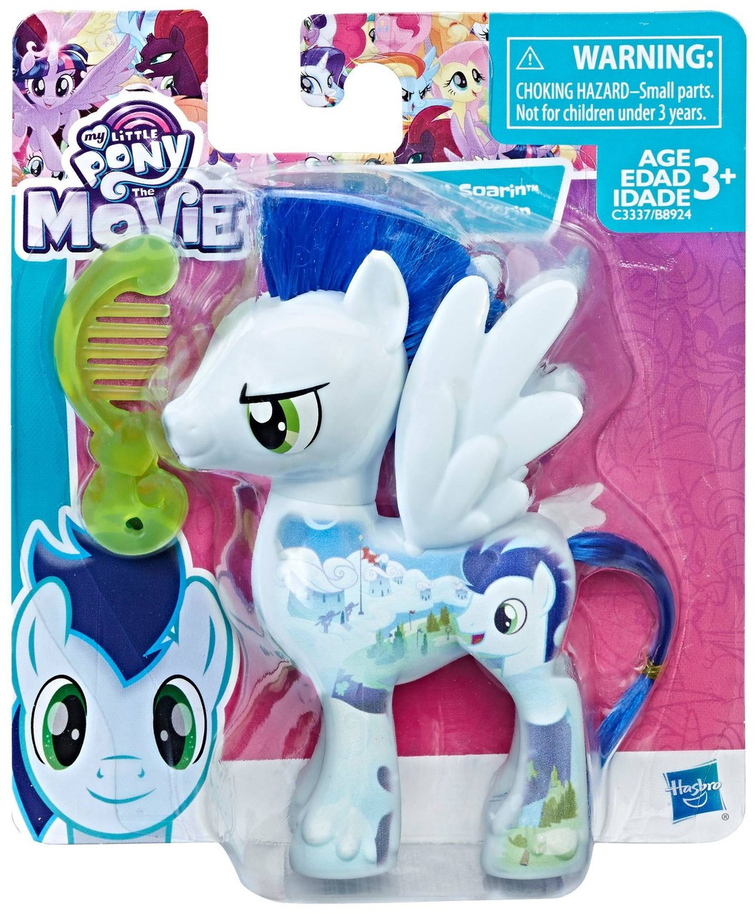 My Little Pony The Movie All About Soarin Mini FIgure Hasbro Toys ToyWiz