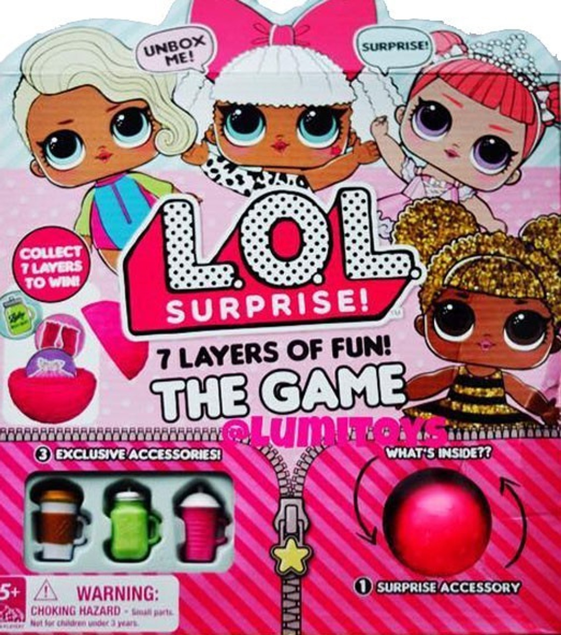LOL Surprise 7 Layers Of Fun The Game Board Game Random Box MGA