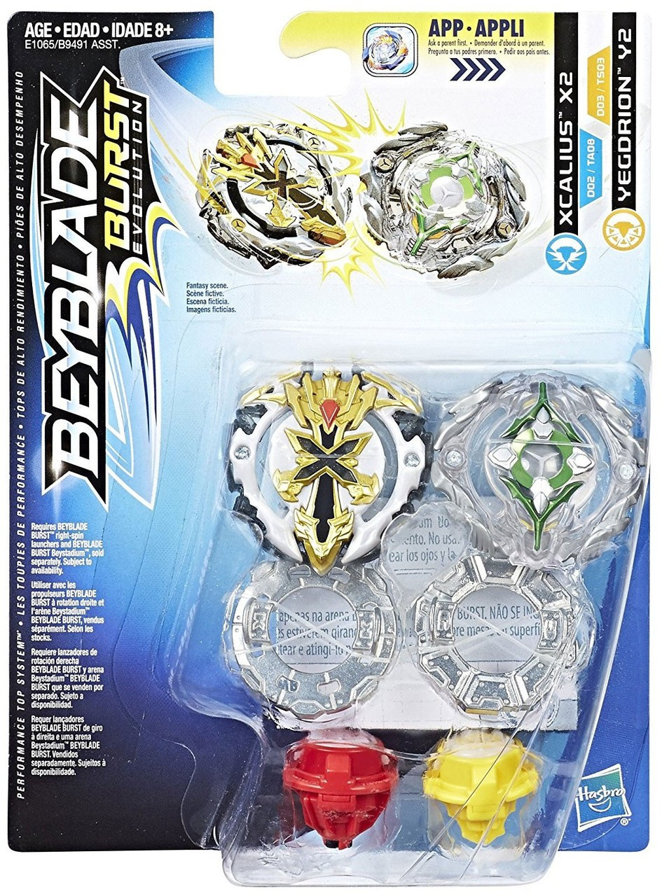 Beyblade Burst Xcalius Yegdrion Dual Pack Hasbro Toys - ToyWiz