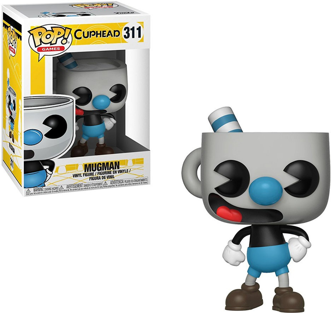Funko Cuphead Funko POP Games Mugman Vinyl Figure - ToyWiz