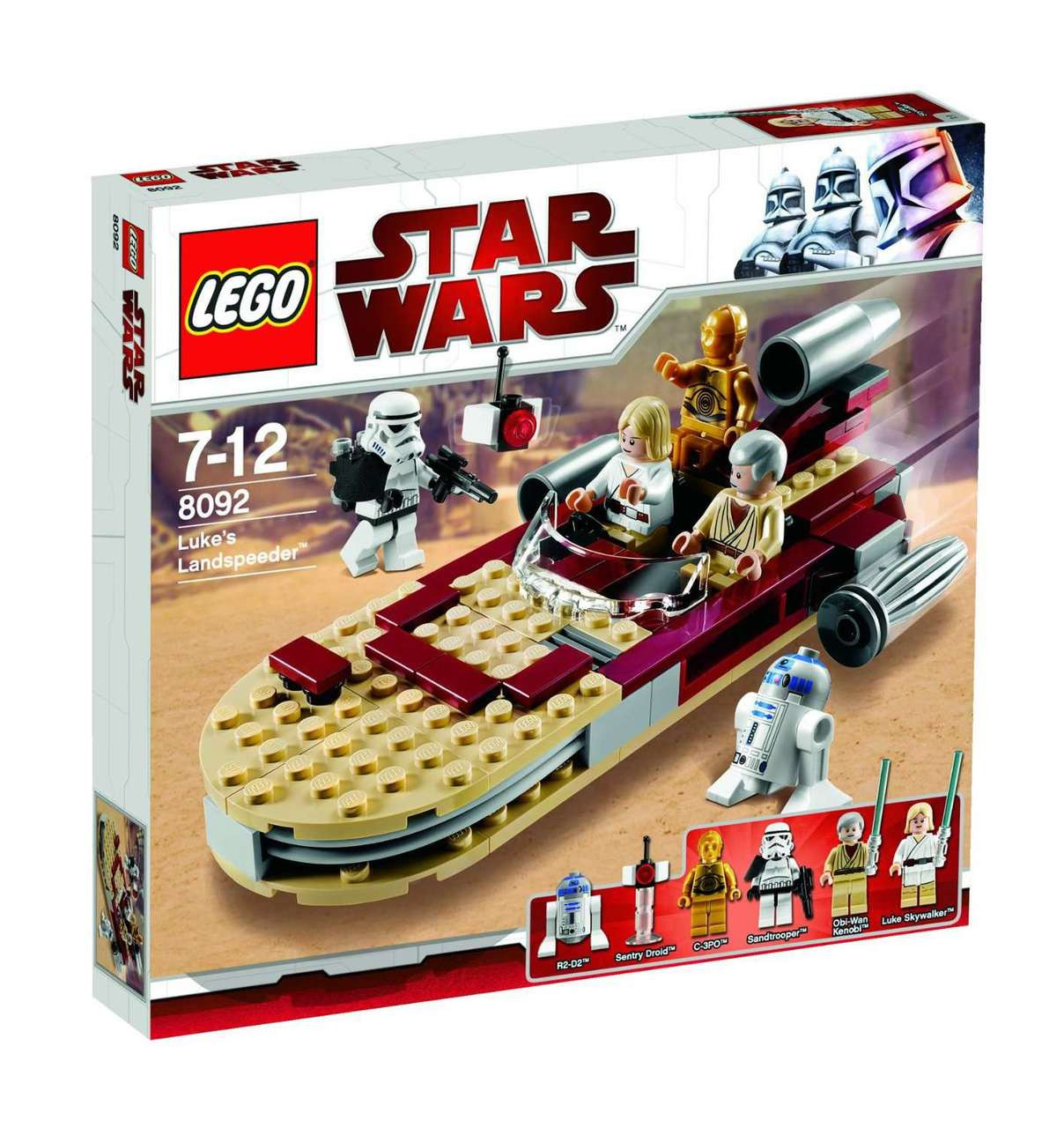 LEGO Star Wars A New Hope Luke's Landspeeder Exclusive Set #8092