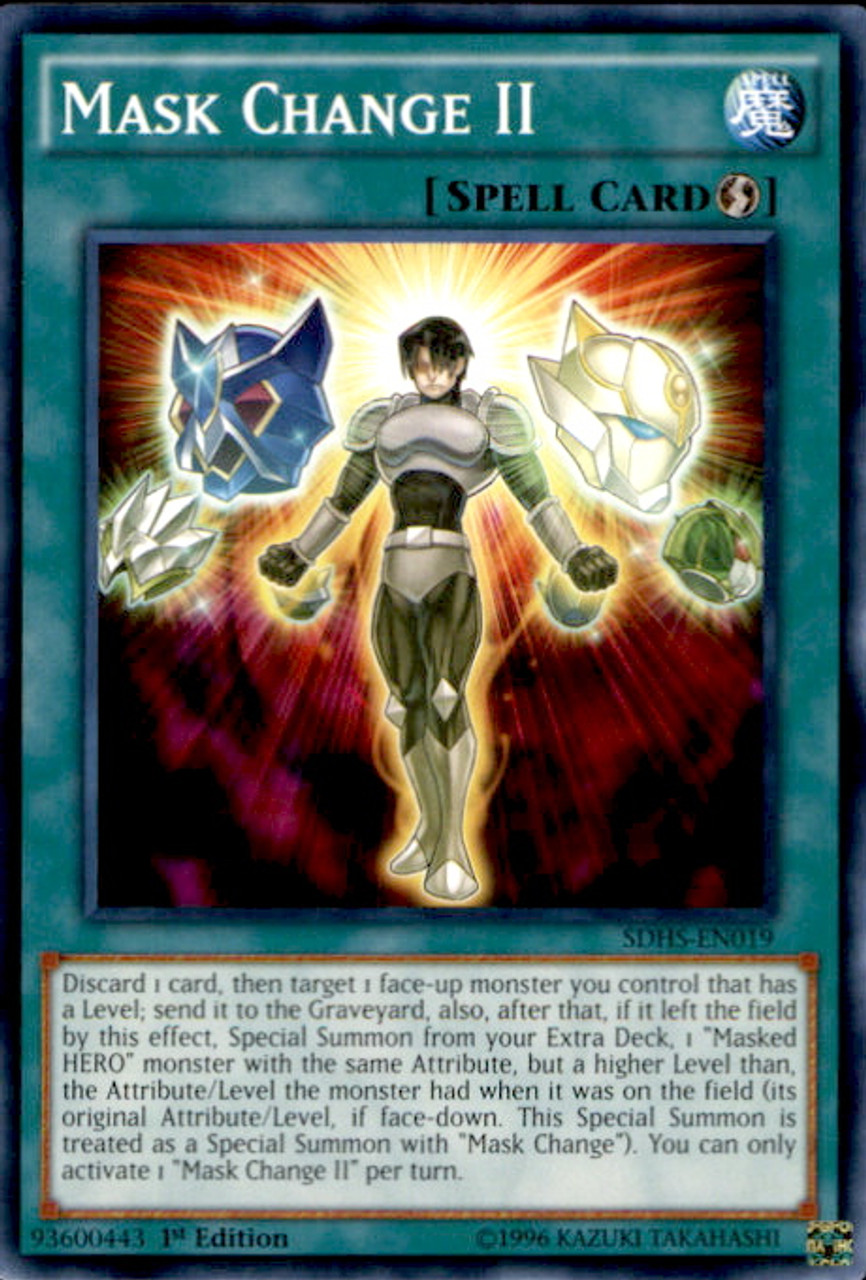 YuGiOh HERO Strike Structure Deck Single Card Common Mask Change II