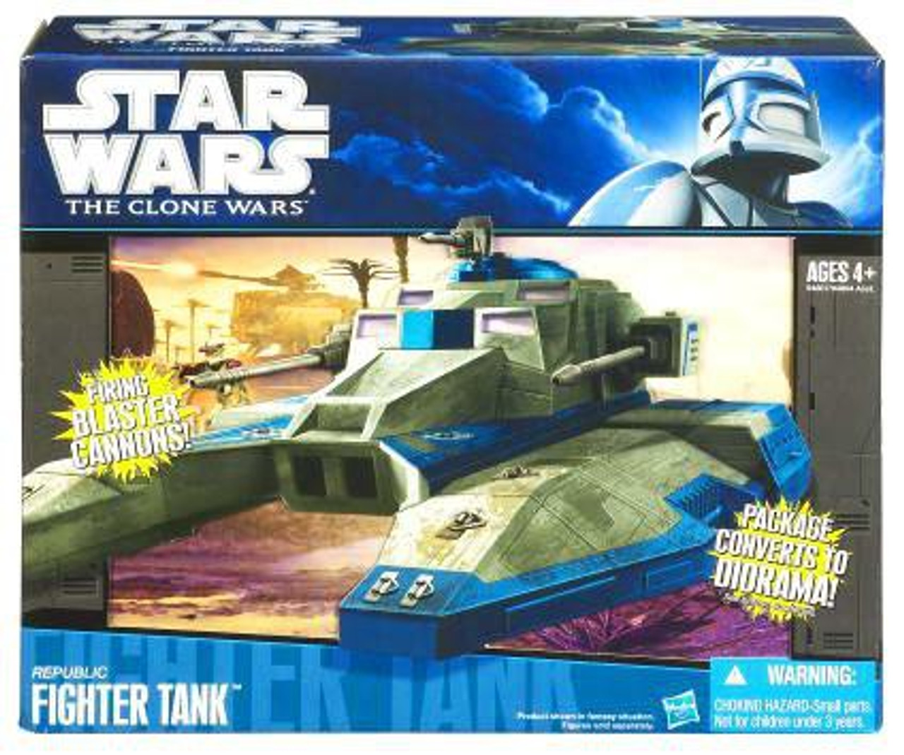 Star Wars The Clone Wars Vehicles 2010 Republic Fighter Tank Action Figure Vehicle